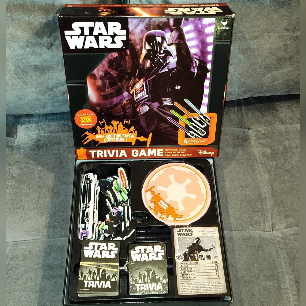 NEW DISNEY STAR WARS UNIVERSE TRIVIA GAME 650+ QUESTIONS TEST YOUR KNOWLEDGE